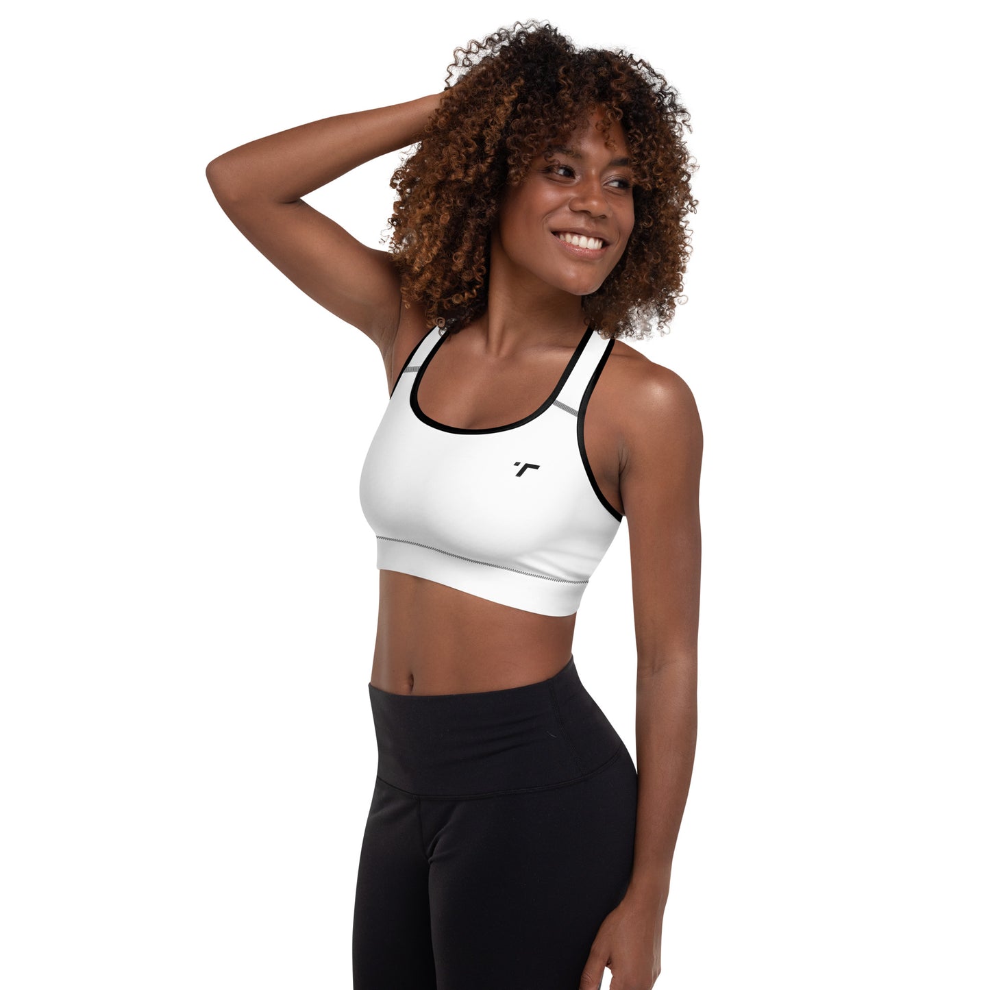 Basic White Sports Bra