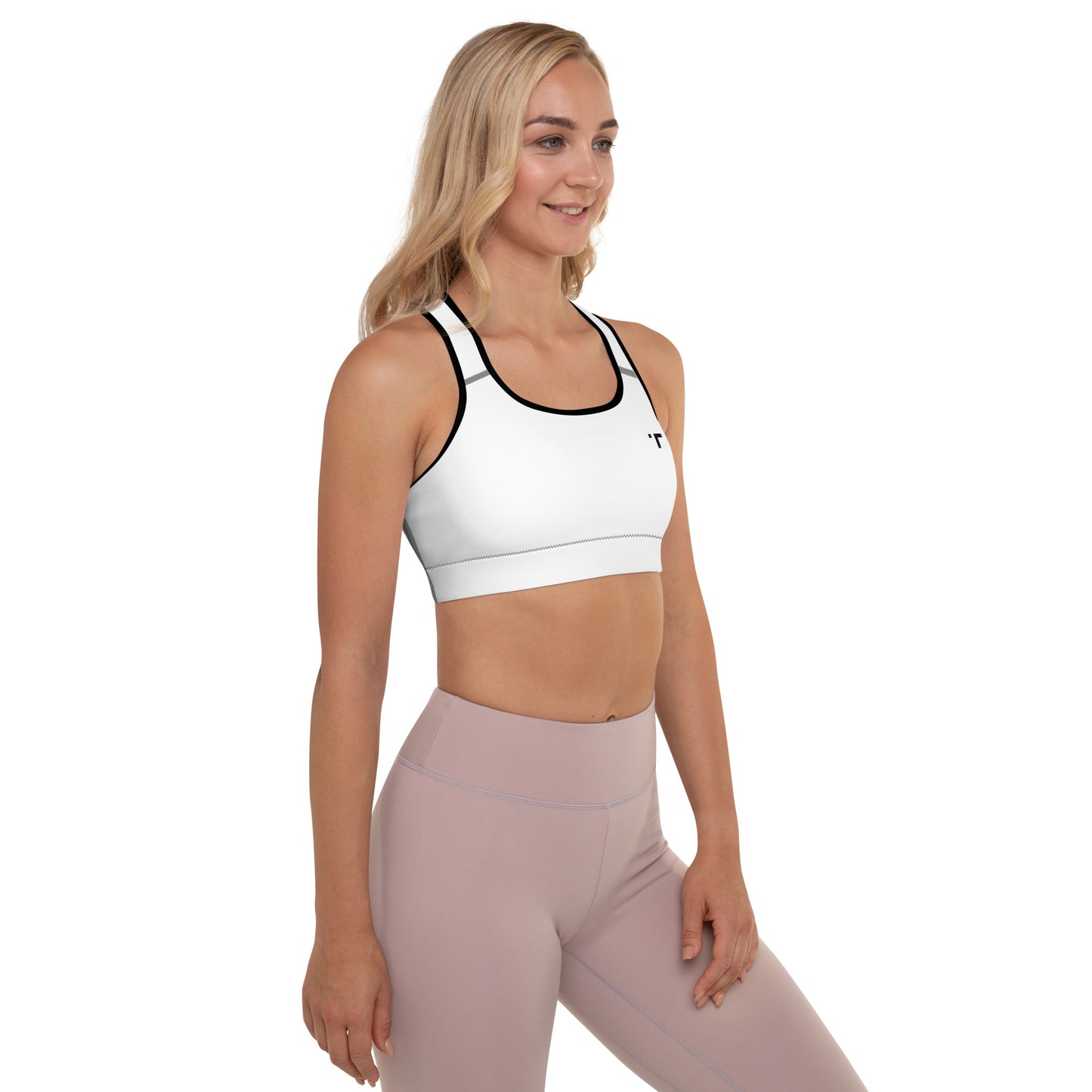 Basic White Sports Bra