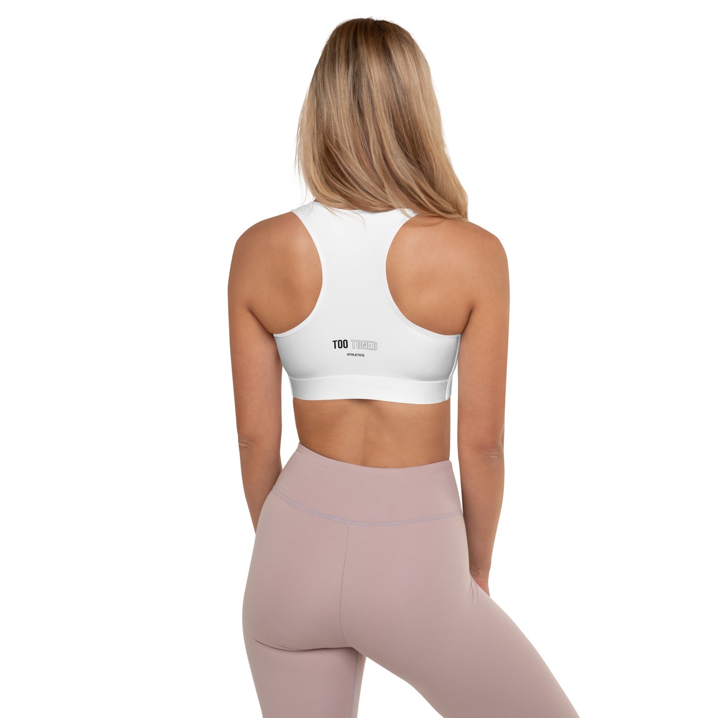 Basic White Sports Bra