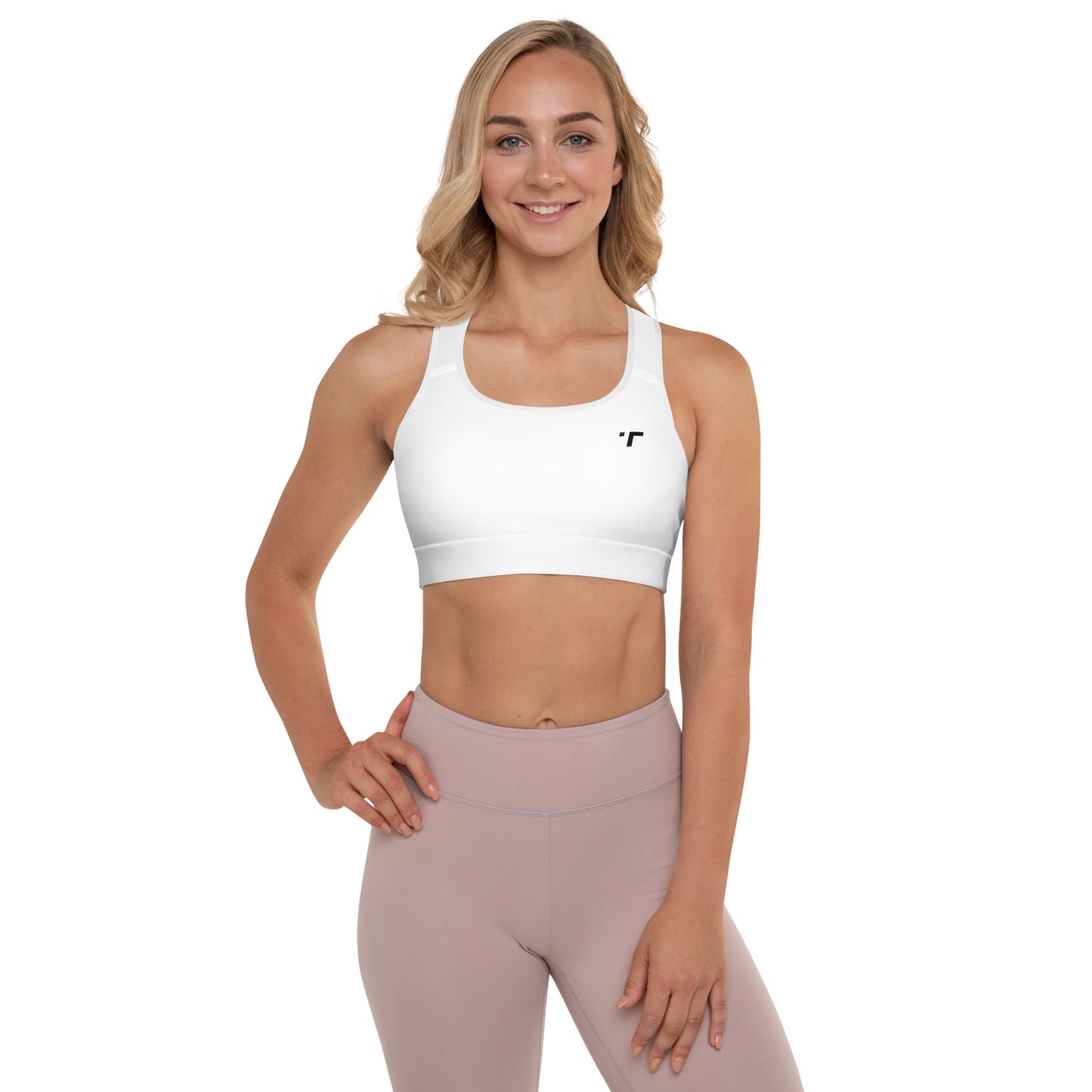 Basic White Sports Bra