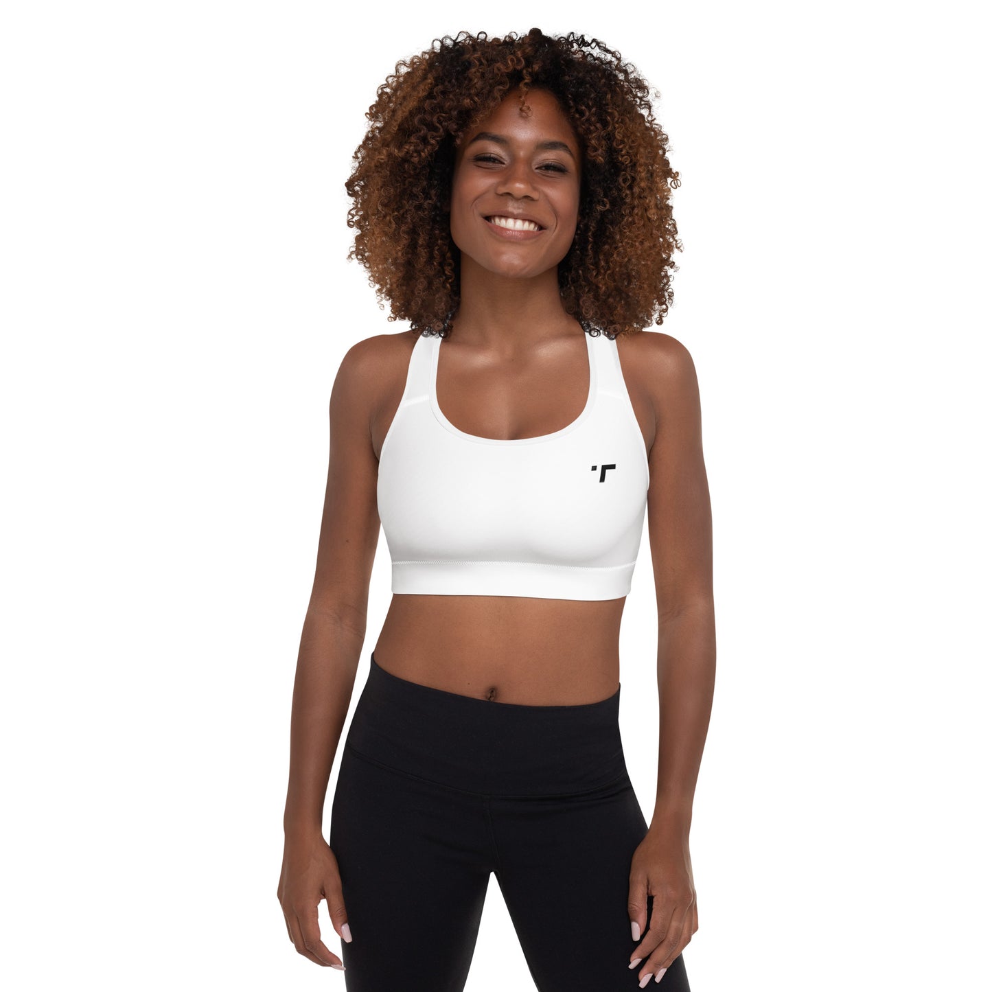 Basic White Sports Bra