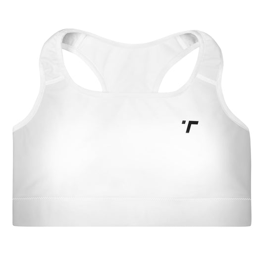 Basic White Sports Bra