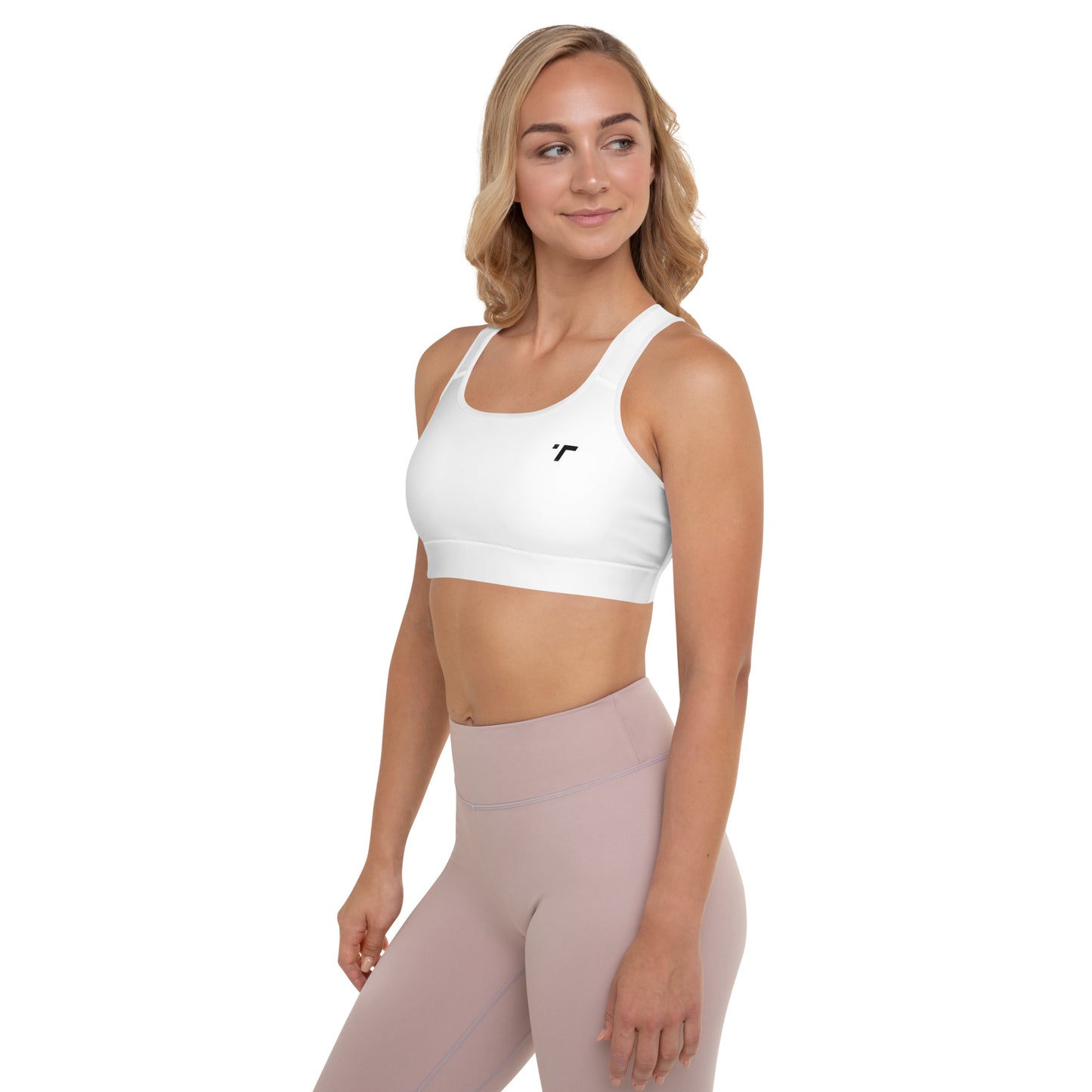 Basic White Sports Bra