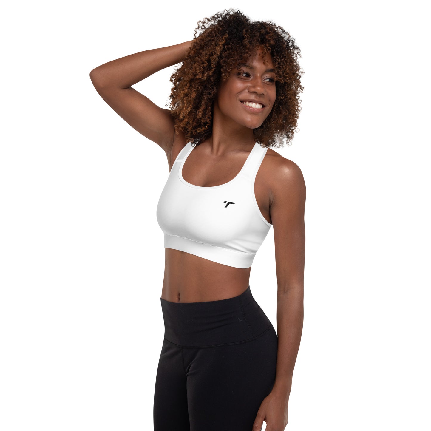 Basic White Sports Bra