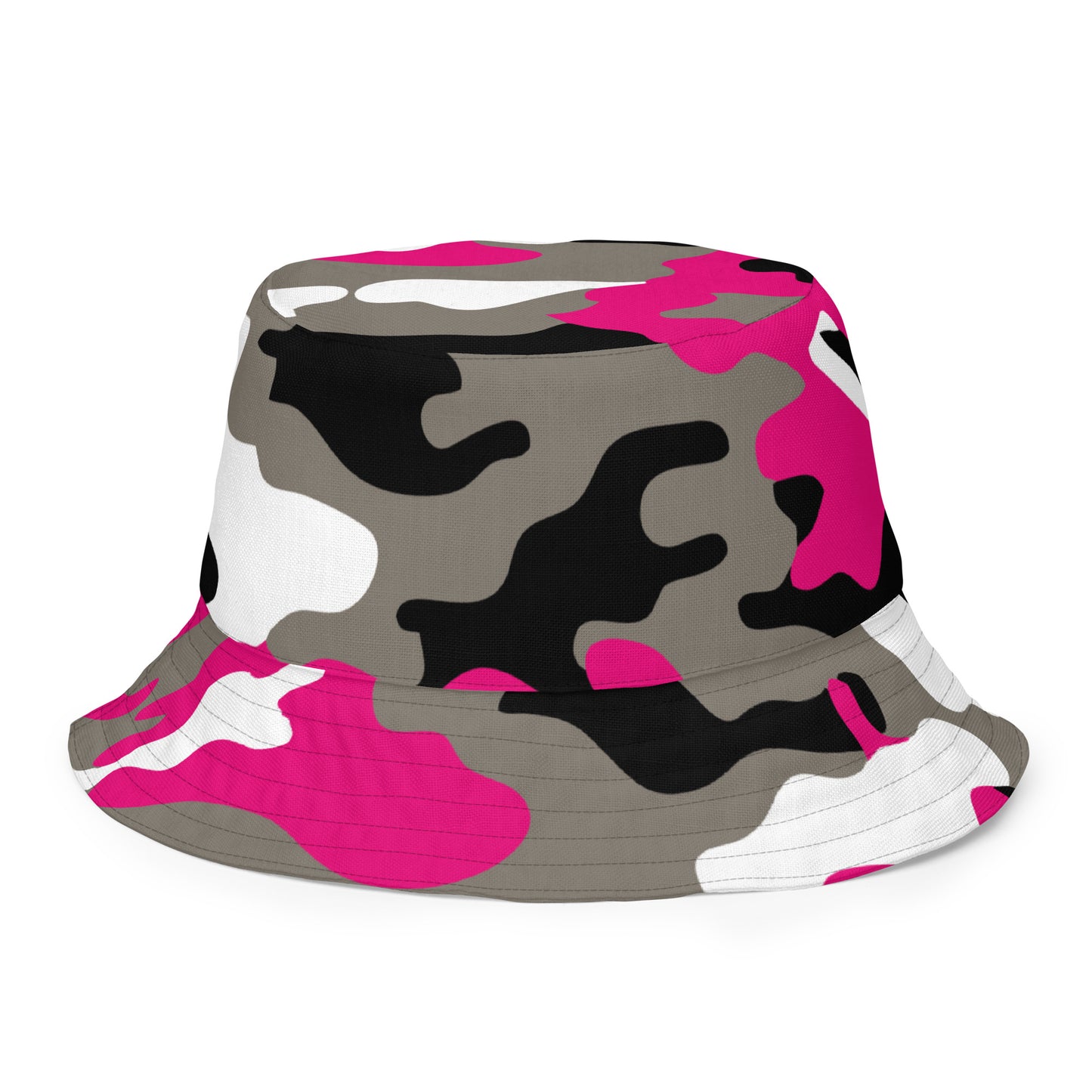 Pink Camo Reversible Bucket Hat