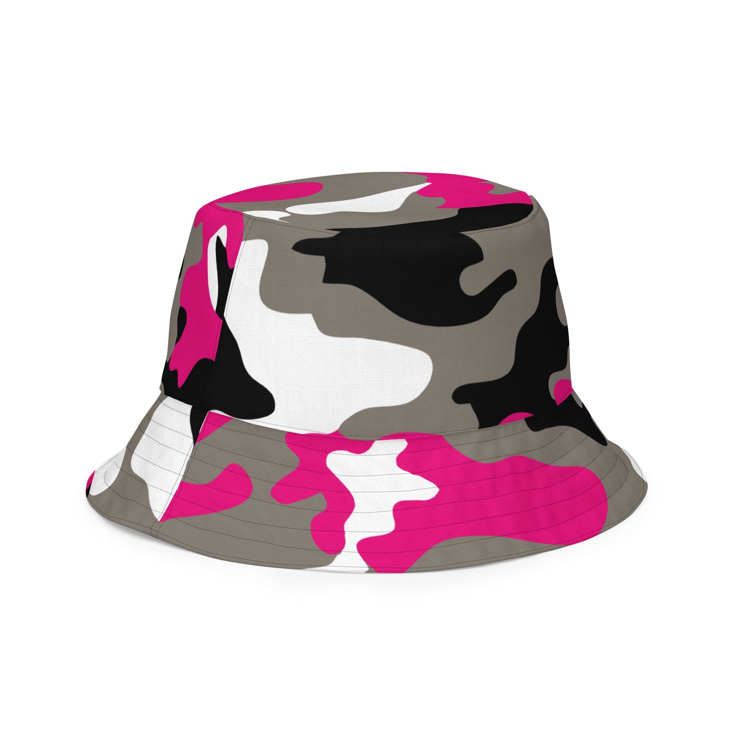 Pink Camo Reversible Bucket Hat