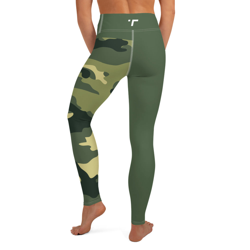 Green Camo Leggings