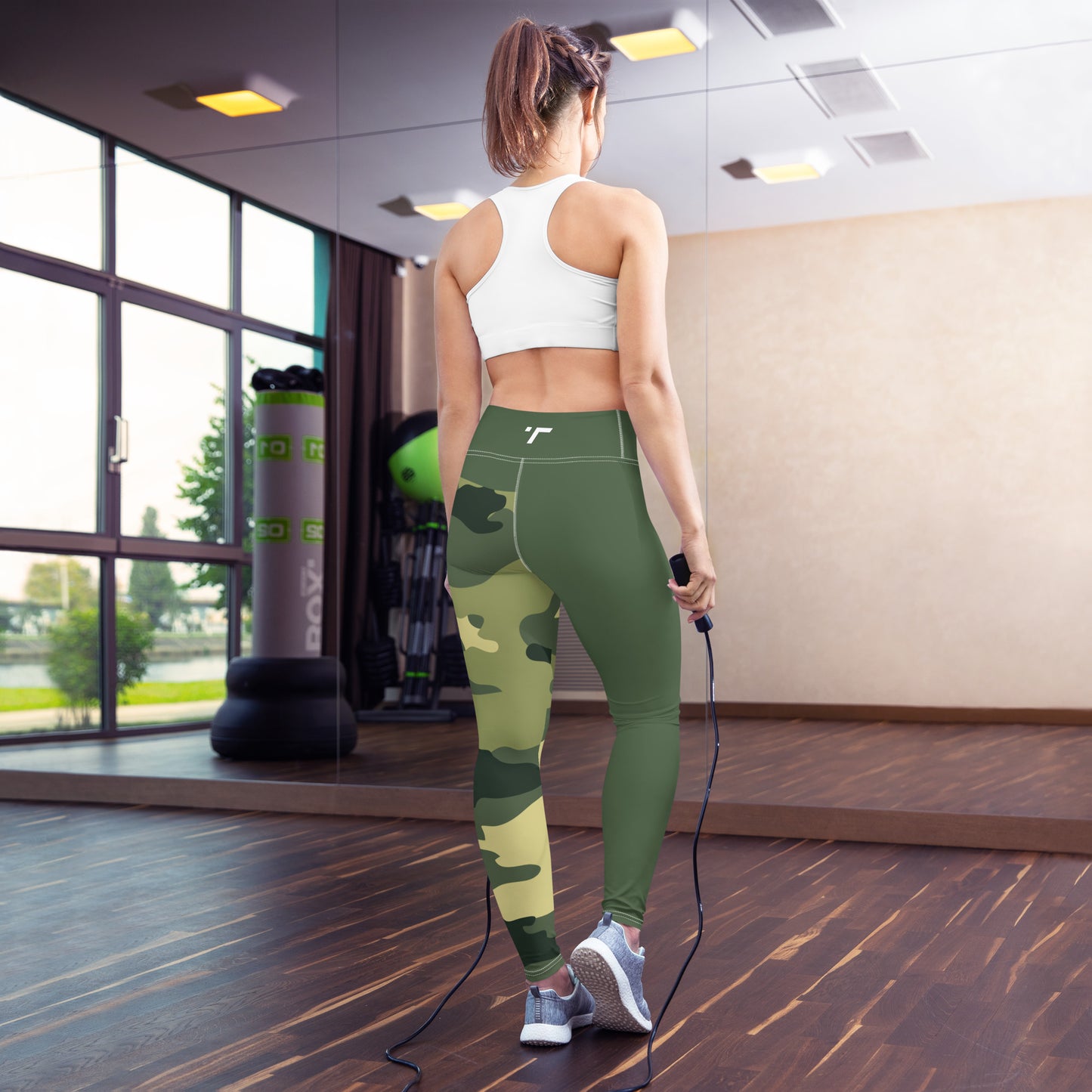 Green Camo Leggings