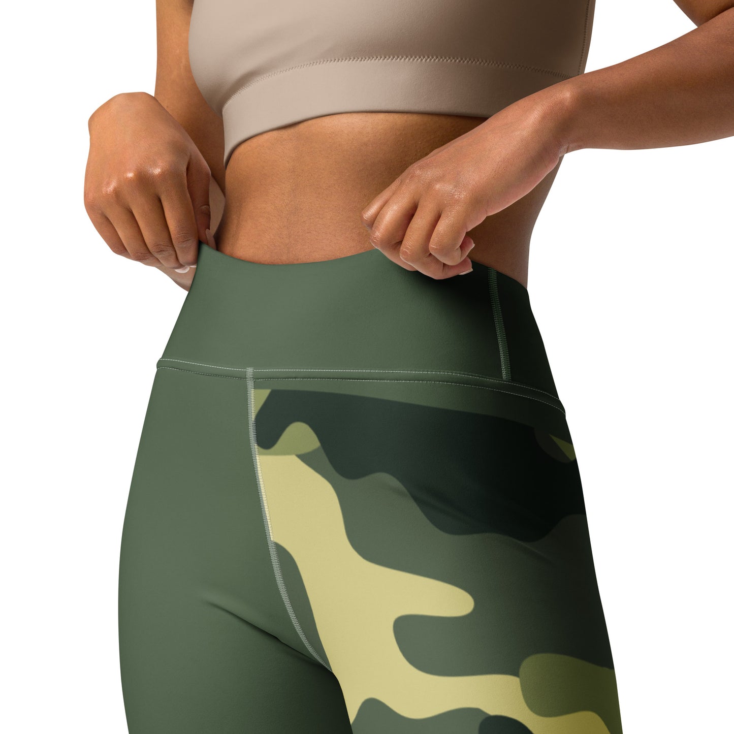 Green Camo Leggings