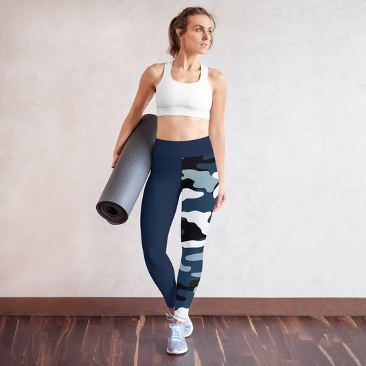 Navy Camo Leggings