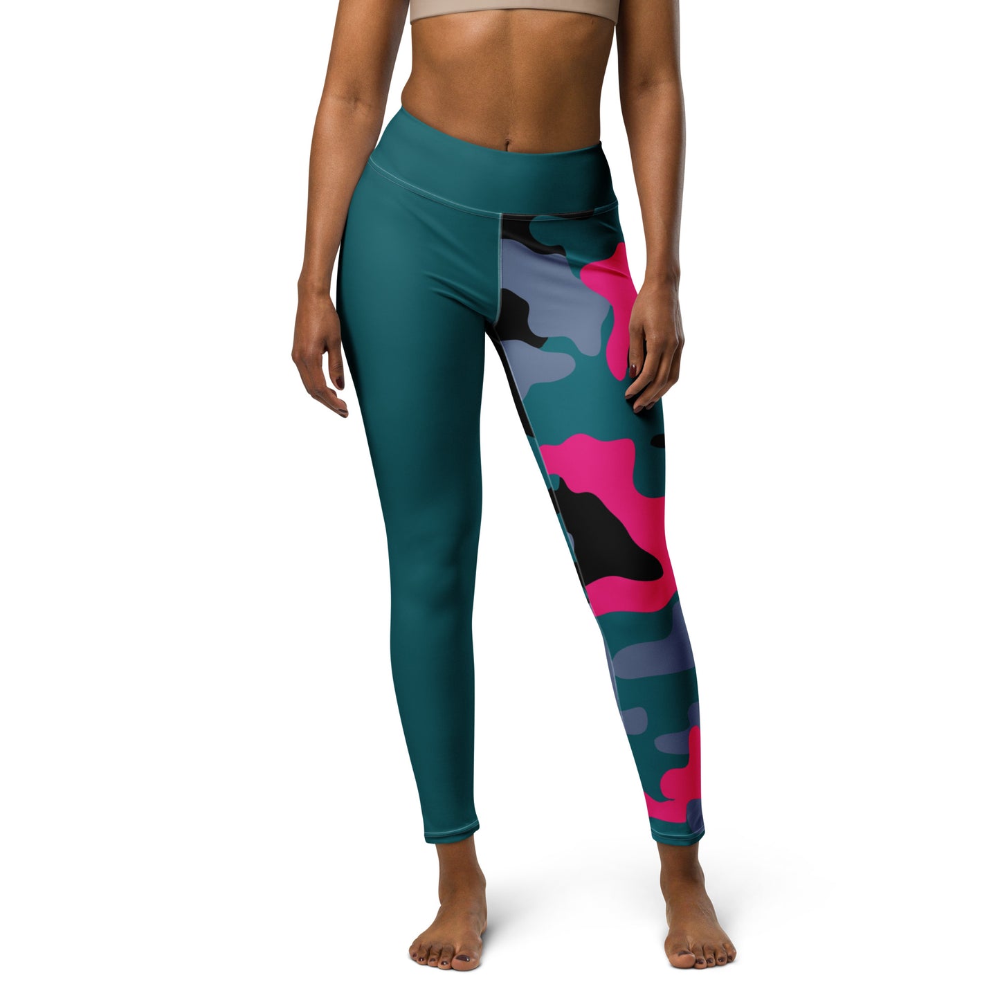 Teal Camo Leggings