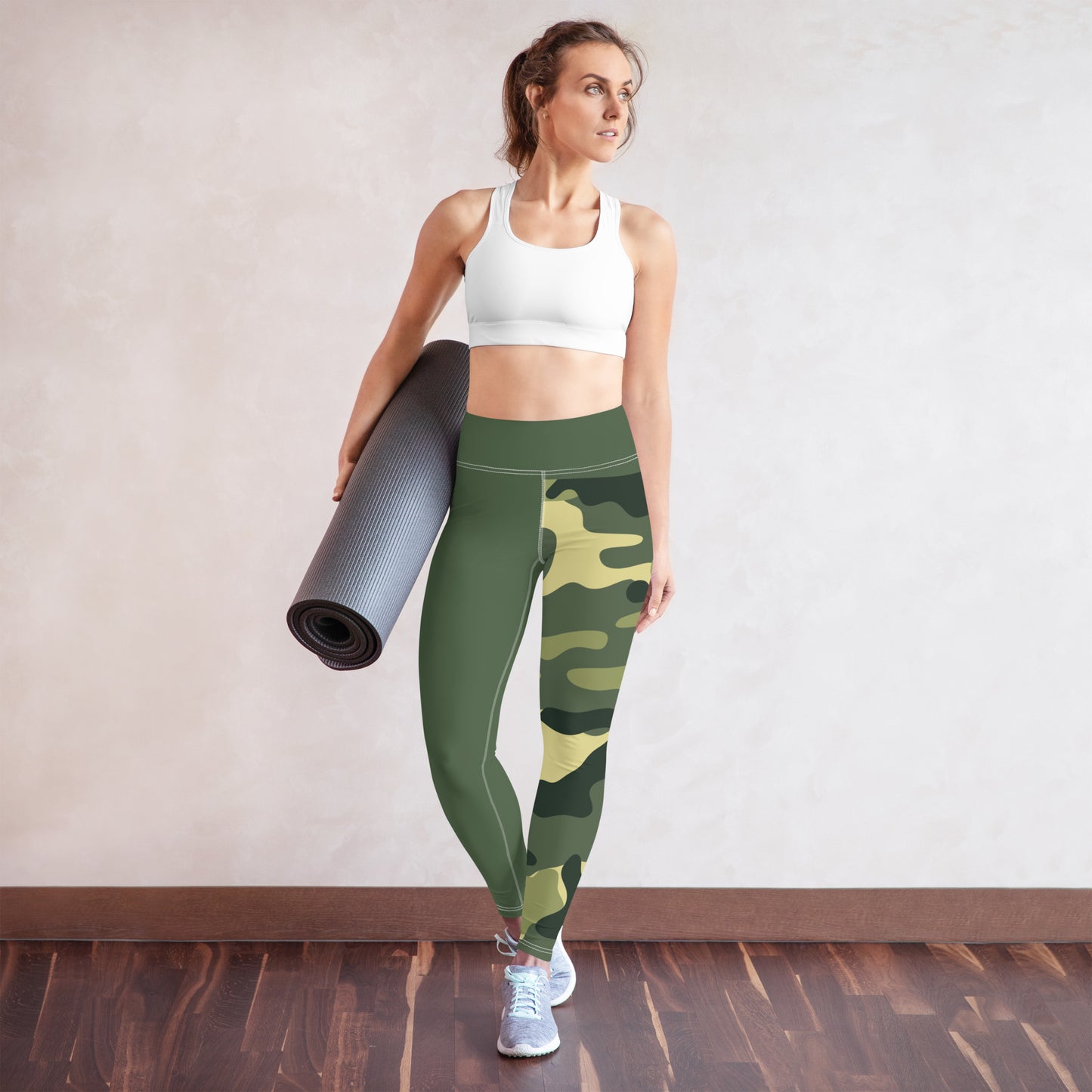 Green Camo Leggings