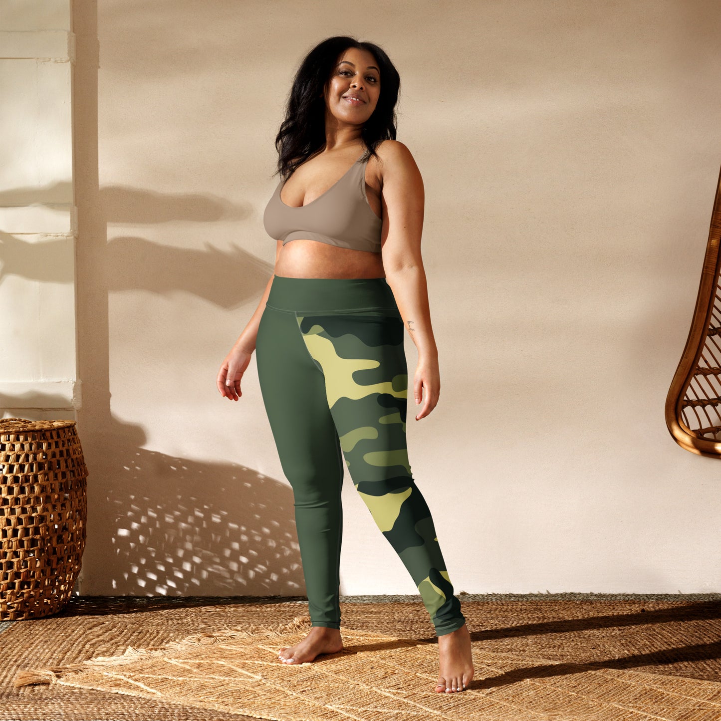 Green Camo Leggings