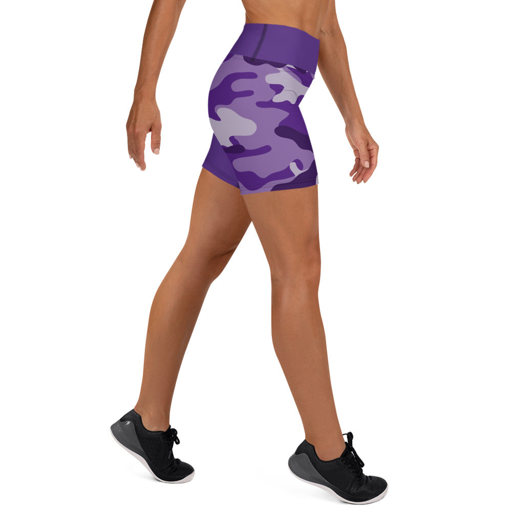 Purple Camo Shorts