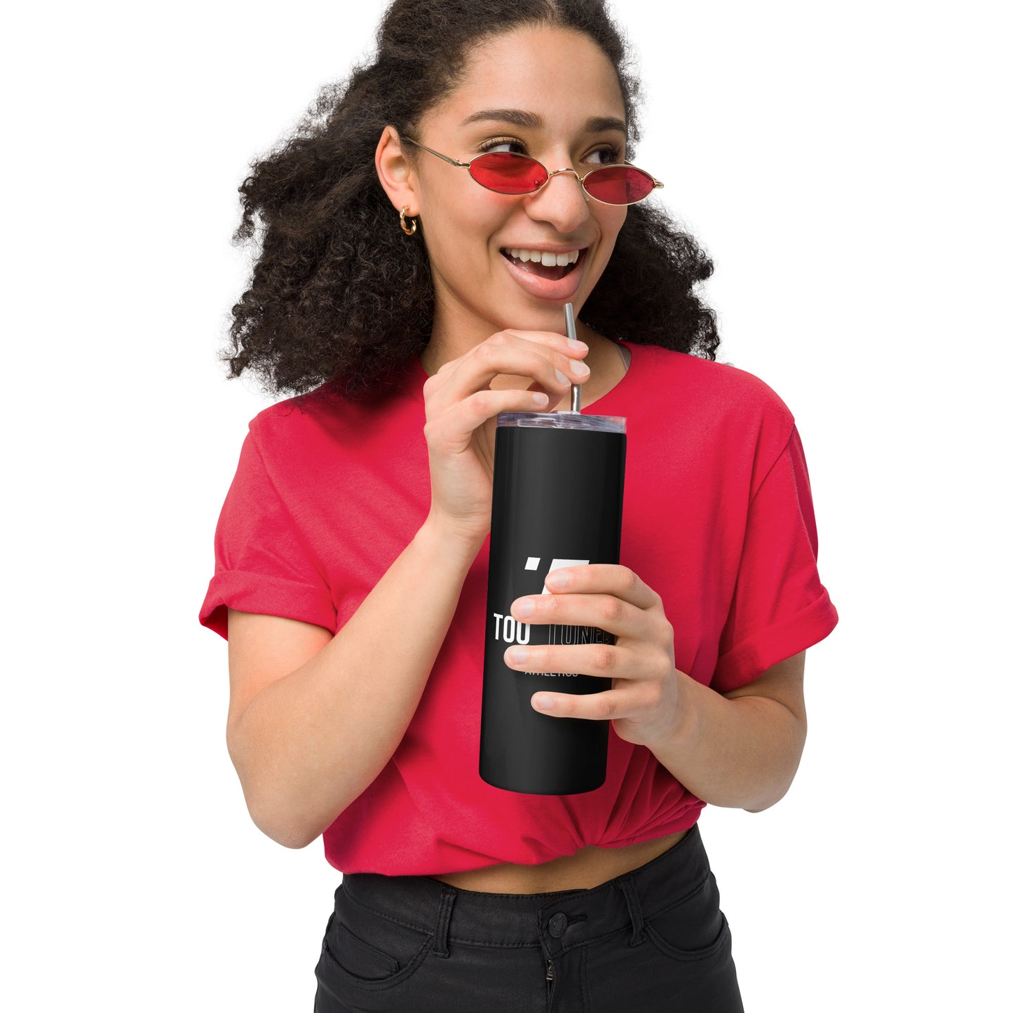 Black Stainless Steel Tumbler