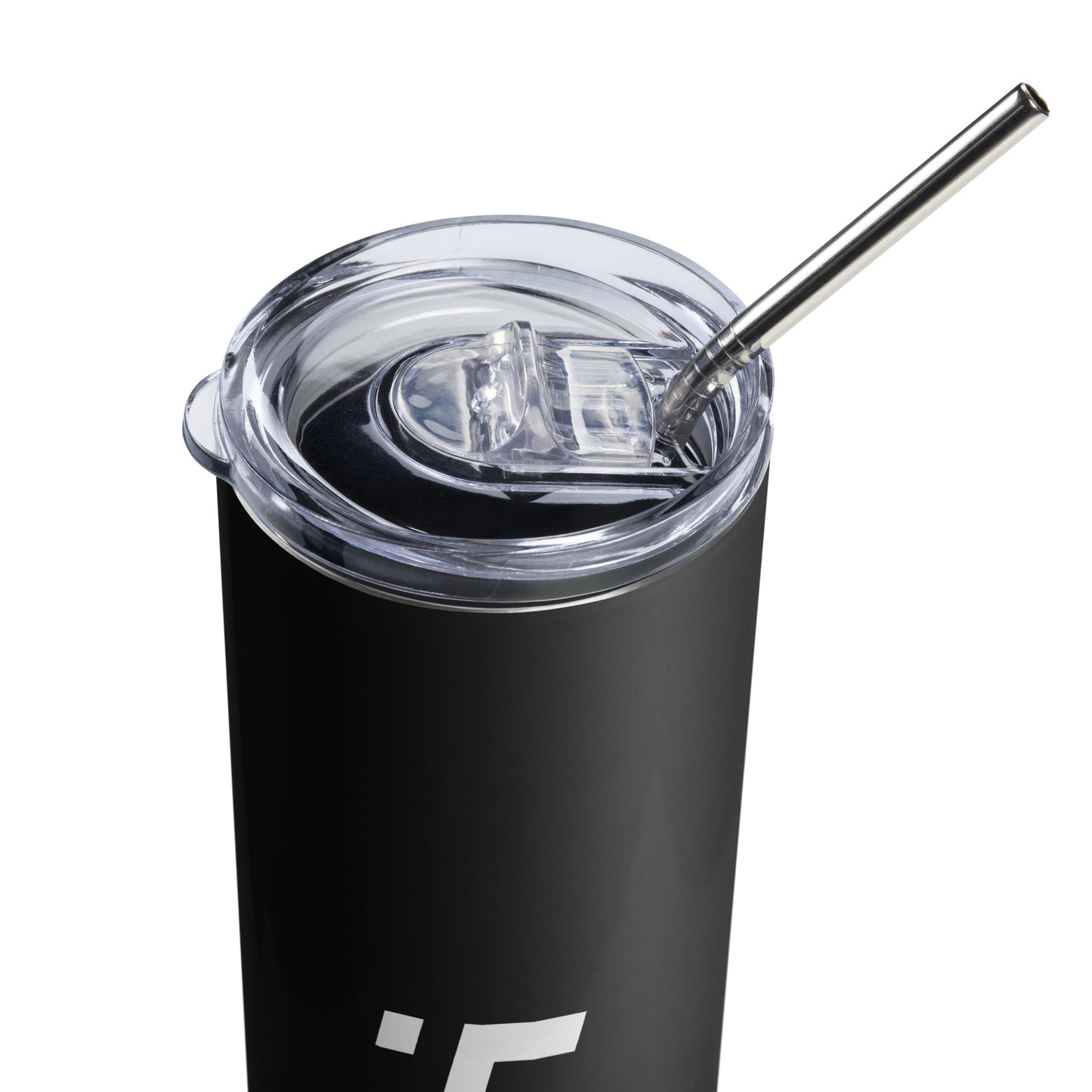 Black Stainless Steel Tumbler