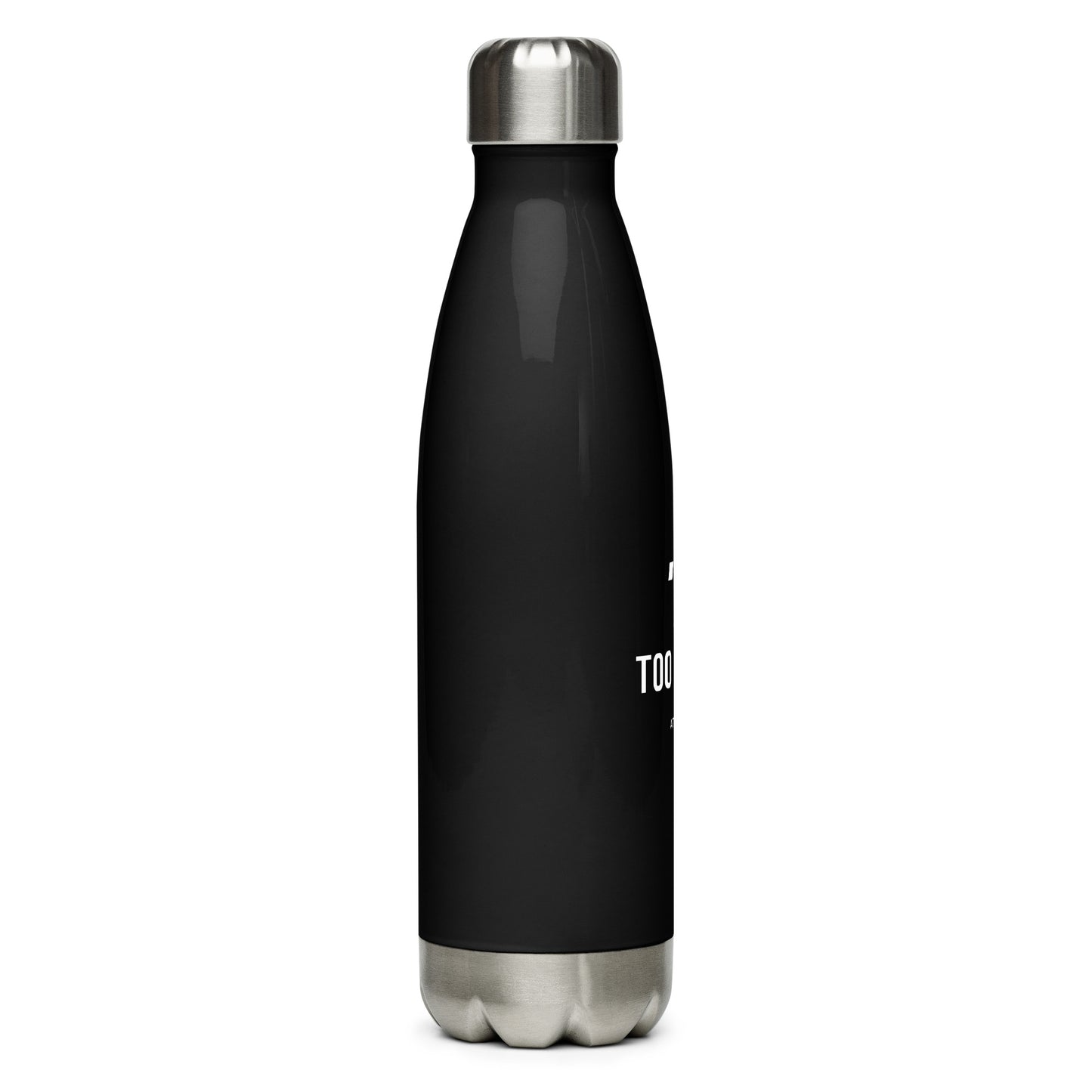 TTA Stainless Steel Water Bottle - Black