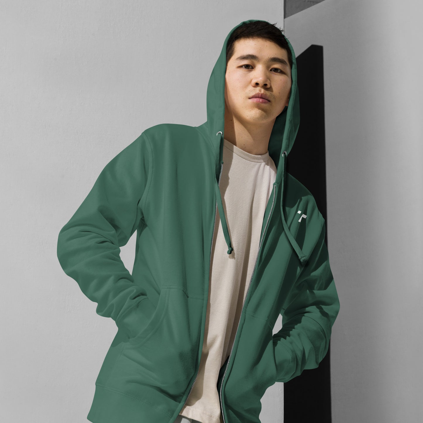 Fleece Zip Up Hoodie