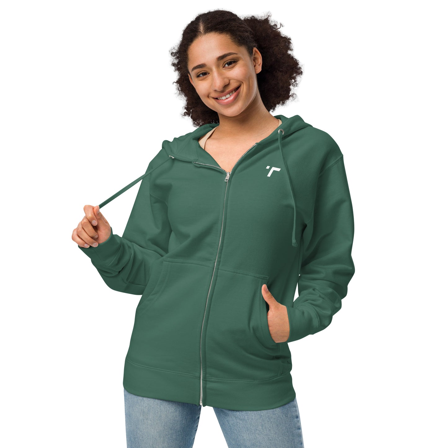 Fleece Zip Up Hoodie