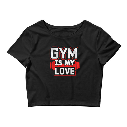 I love gym Crop Tee