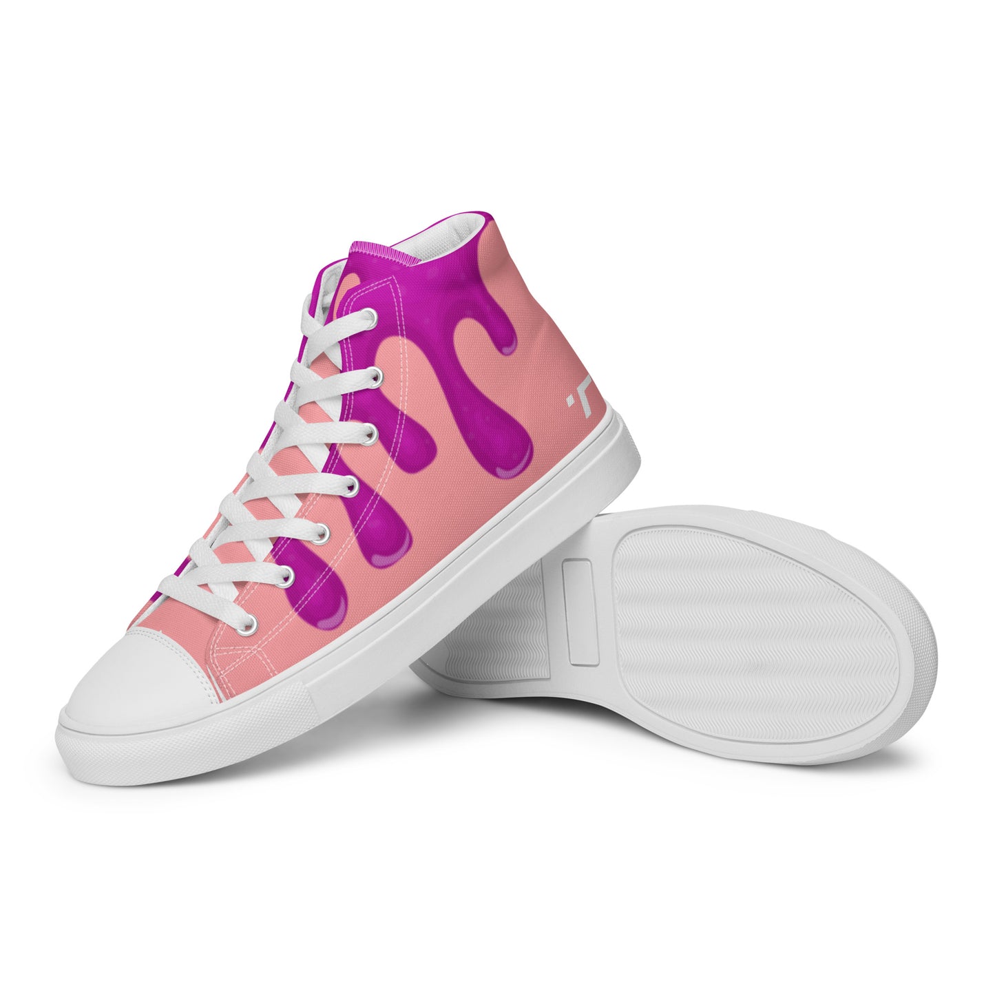 Drip High Top Canvas Shoes