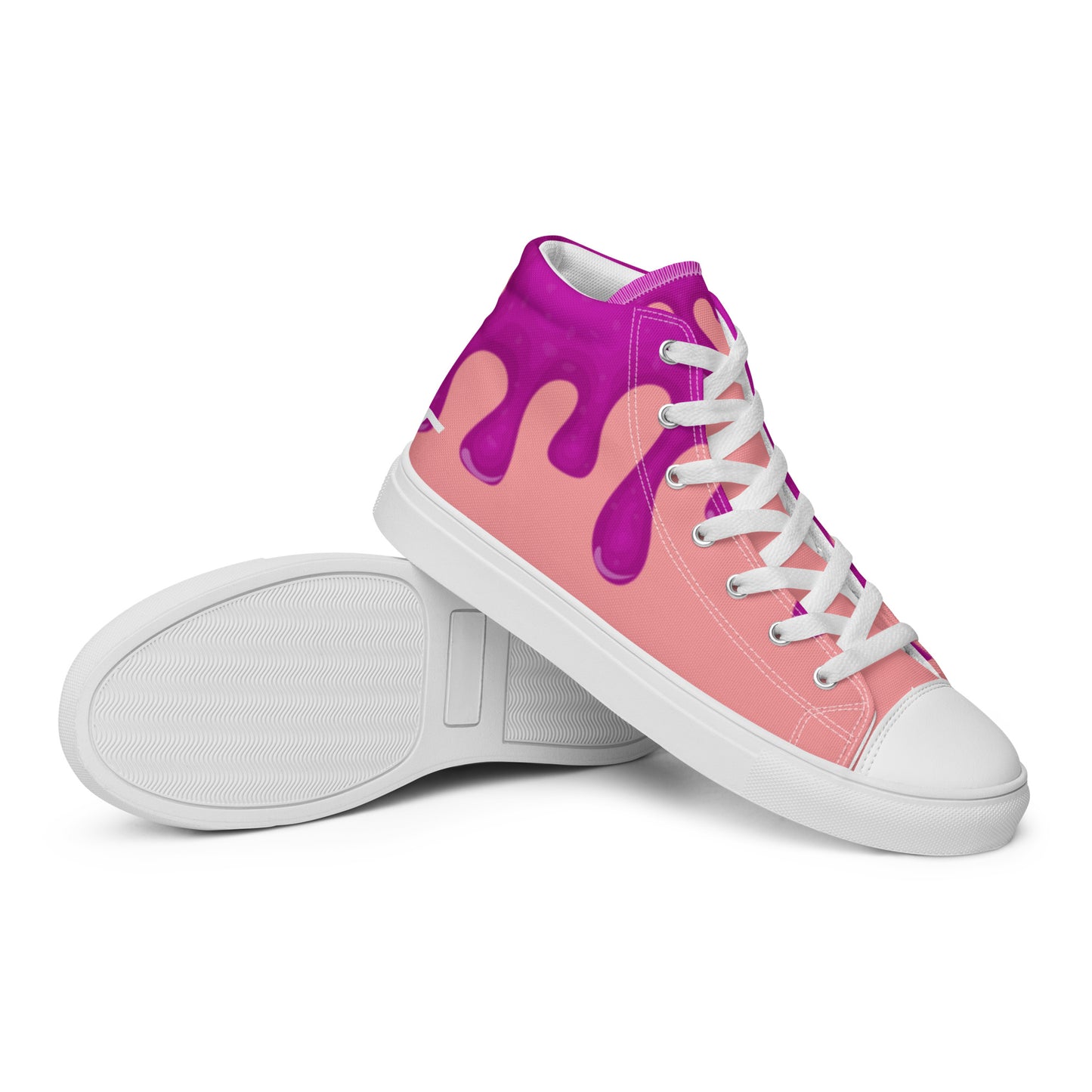 Drip High Top Canvas Shoes