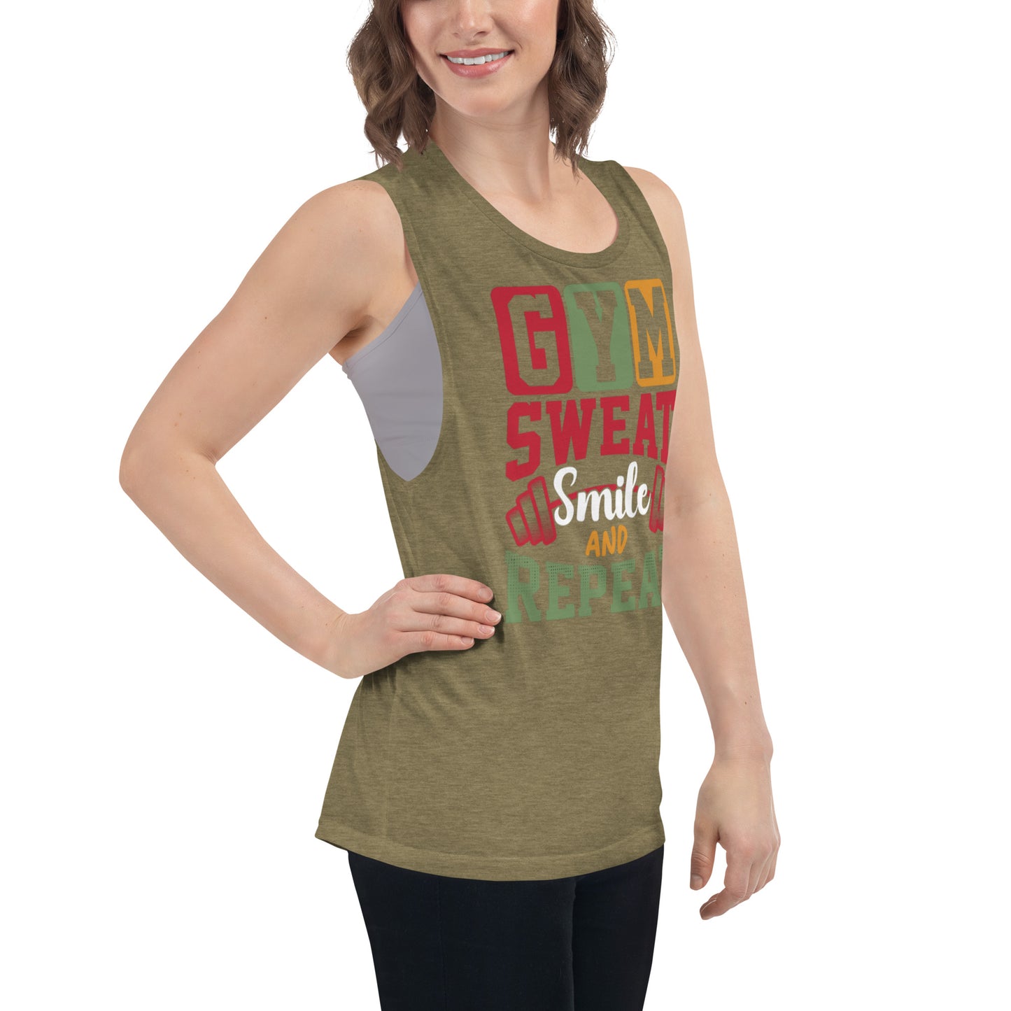 Slogan Muscle Tank