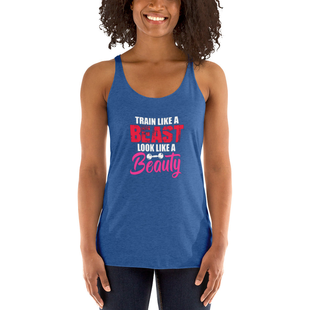 Train Like A Beast Racerback Tank