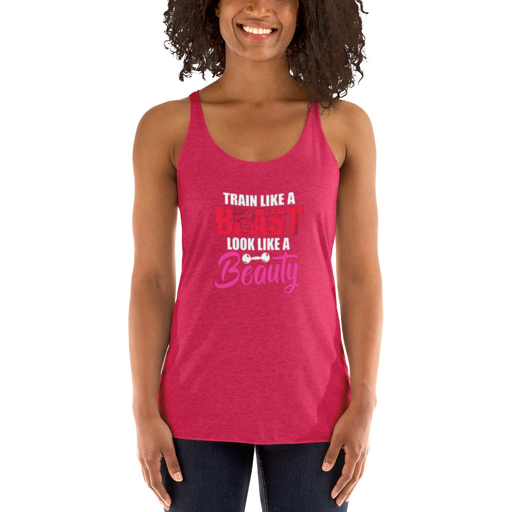 Train Like A Beast Racerback Tank