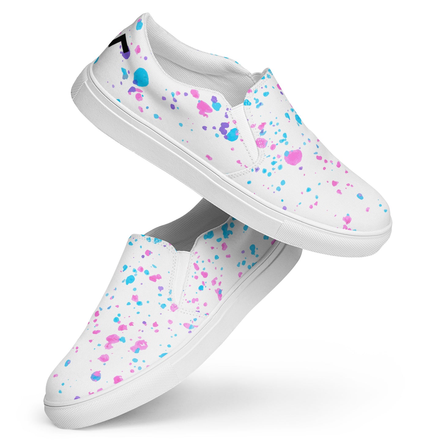 Paint Splatter Slip-on Canvas Shoes